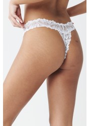 Comfort Lace Knickers Thong