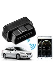 Konnwei - Konnwei Kw901 Obd2 Car Bluetooth 3.0 Scanner Elm327 Car Diagnostic Tool - Black