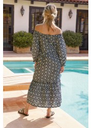 Long Sleeve Off Shoulder Summer Dress Regular