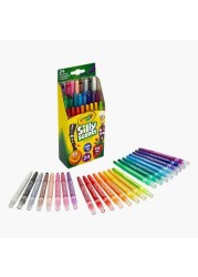 Crayola 24-Piece Silly Scents Mini Twistable Scented Crayon Set