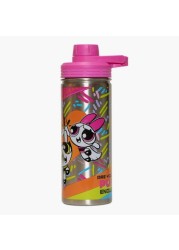 The Powerpuff Girls Print Water Bottle with Lid - 600 ml