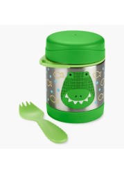 Skip Hop Crocodile Print Food Jar with Fork