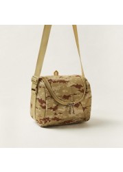 Juniors Camouflage Print Lunch Bag with Adjustable Strap