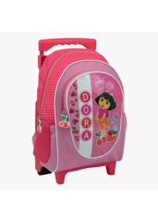 Dora The Explorer Print Trolley Backpack - 14 inches