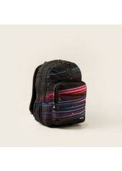 Toretto Printed Backpack with Pencil Case - 14 inches