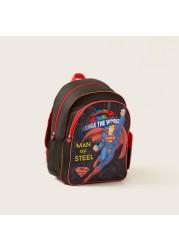 Superman Print 5-Piece Backpack Set - 13 inches