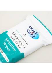 cool & cool Anti-Bacterial 10-Piece Isopropyl Alcohol Sensitive Wipes