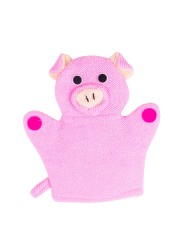 Moroccan Oil  Animal Design Bath Glove | Pink Pig - Ck-3966E