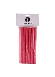 Onetech Hair Rollers | Red Fxr10 - 12Mm 175Mm 1X12 Pcs