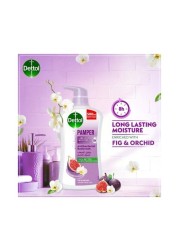 Dettol Pamper Anti-Bacterial Body Wash Fig & Orchid 500ml