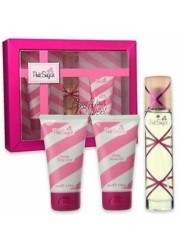 مجموعة Aquolina Pink Sugar Candy Magic (W) EDT 100 ml + Creamy Body Lotion 50 ml + Glossy Shower Gel 50 ml It