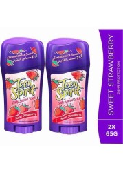 Lady Speed ​​Stick Tin Spirit Strawberry 66g × 2