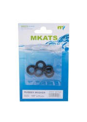 Mkats Rubber Washers (1.3 cm,Pack of 5)
