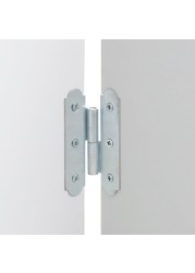 Suki Galvanized Steel Straight Left Butt Hinge Pack (9 cm, 2 Pc.)