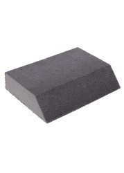 3M Angled Sanding Sponge, 80 Medium Grit (12.3 x 7.30 x 2.54 cm)