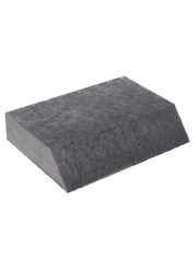 3M Angled Sanding Sponge, Fine Grit (12.3 x 7.30 x 2.54 cm)