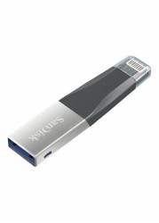 iXpand Mini Flash Drive For iPhone And iPad Black/Silver 64 GB