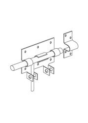 Suki Steel Tower Bolt Latch (10 x 7.5 cm)