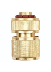 Verve Aquastop Brass Hose Pipe Connector (12.5 mm)