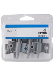 Hettich Screw On Door Buffer (Grey)