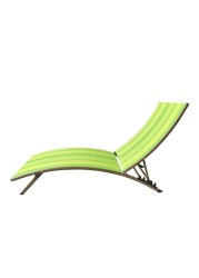 Domoco Folding Beach Chaise Lounge (170 x 54 x 98 cm)