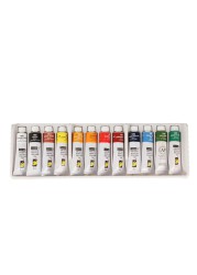 Camel Artist Acrylic Paint Pack (12 ml, Assorted Shades, 9 Pc.)