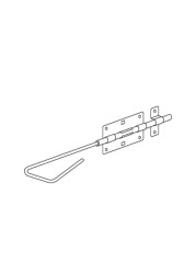 Suki Heavy Duty Steel Tower Bolt Latch (25 x 10 cm)