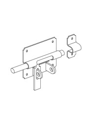 Suki Steel Tower Bolt Latch (10 x 7 cm)