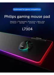 فيليبس RGB MOUSEPAD مع 4 PORT USB HUB (L SIZE) L304