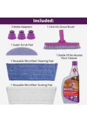 Rejuvenate Click N Clean Multi-Surface Spray Mop System (8 pcs)