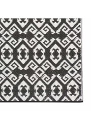 Plastic Geometric Outdoor Rug (120 x 180 cm)