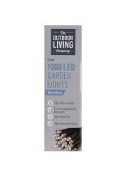 مصابيح حديقة 1000 LED تعمل بالطاقة الشمسية ذا آوت دور ليفينج كومباني (أبيض دافئ)