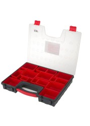 Ace Parts Organizer (42 x 33 x 11 cm, Red)