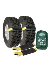 TRAC GRABBER Tire Traction for SUVs & Trucks (Black/Yellow)