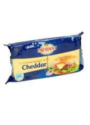 President 400g Cheddar Cheese Slices Pack of 20