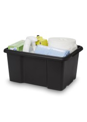 Form Fitty Plastic Stackable Storage Box (36.5 x 45.5 x 23 cm, 26 L)