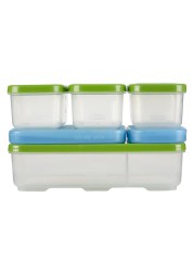 Rubbermaid Lunch Box Sandwich Kit (Pack of 7, Green)