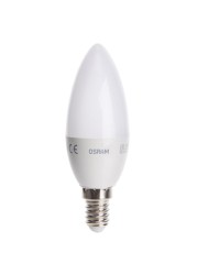 لمبة طويلة LED Star E 14 أوسرام (أبيض دافئ، 40 واط)