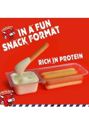 The Laughing Cow Rit Dip And Crunch Cheese And Breadstick Snack 140g