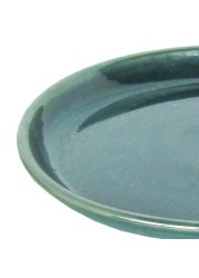 Glazed Terracotta Plant Saucer Celadon Generic (20 x 20 x 2.5 cm, Small)