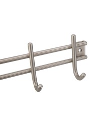 Hettich 5-Hook Coat Rack (Stainless Steel)