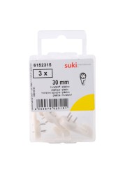 Suki Plastic Picture Hooks (White)