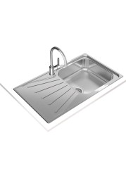 Teka Starbright Stainless Steel Inset Reversible Sink (50 x 86 cm)