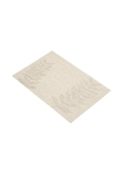 KitchenCraft Woven Leaf Placemat (30 x 45 cm, Beige)