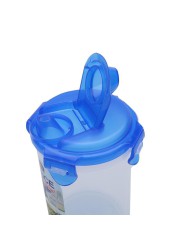 Lock & Lock Sauce Bottle (490 ml, Blue/Clear)