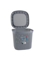 Hobby Life Plastic Diamond Organiser Basket W/Lid (15 L, 31 x 31 x 27.5 cm)