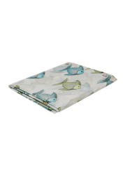 Fishy Shower Curtain (28.2 x 10.5 x 2.5 cm, Blue & Green)