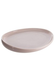 Shallow Dessert Plate, CHP-367-BEI (21 x 17 x 7 cm)