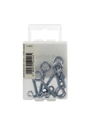 Suki Steel Eye Bolts Pack (0.4 x 2.5 x 0.6 cm, 7 Pc.)