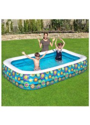 Bestway Pool Splash & Play Inflatable Pool (304 x 182.9 x 55.9 cm, Multicolored)